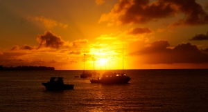 Sunset at Hanalei Bay